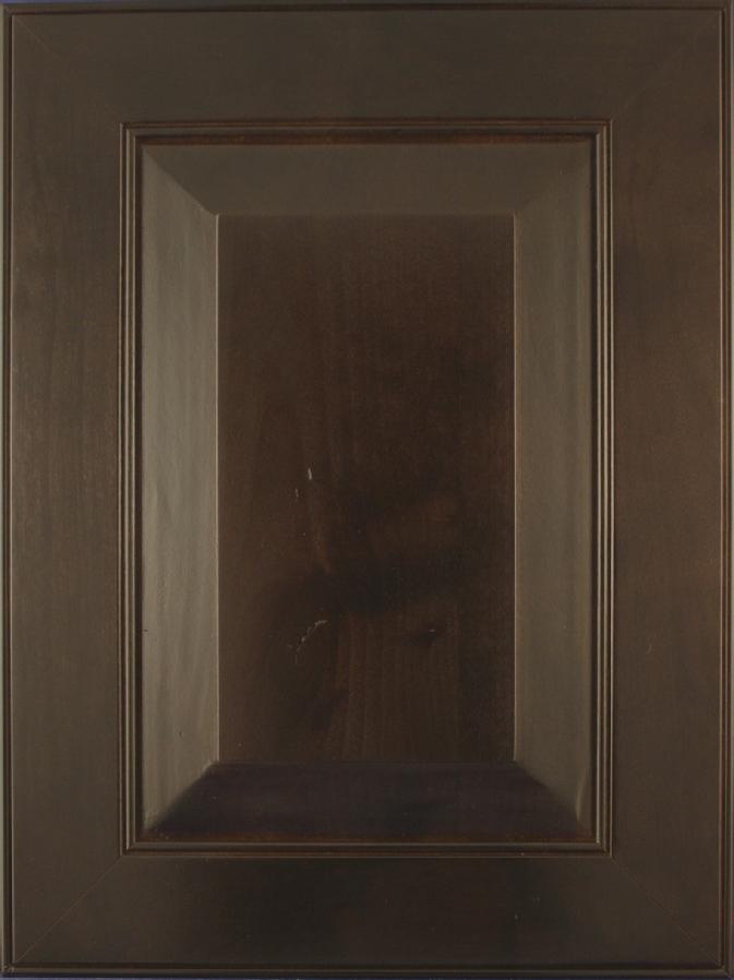 barcelona door :: knotty alder :: black licorice